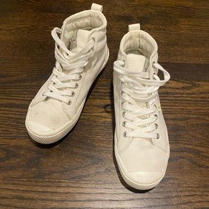 CARIUMA OCA HIGH OFF-WHITE CANVAS SNEAKER
